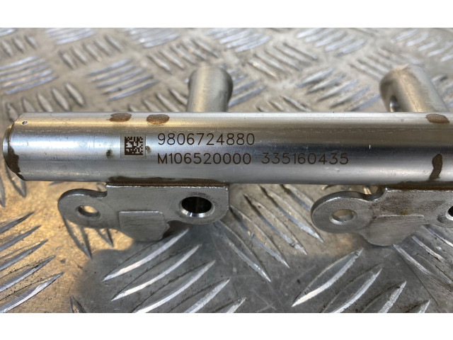 Топливная рампа 9806724880, 9675330380   Peugeot 2008 I  