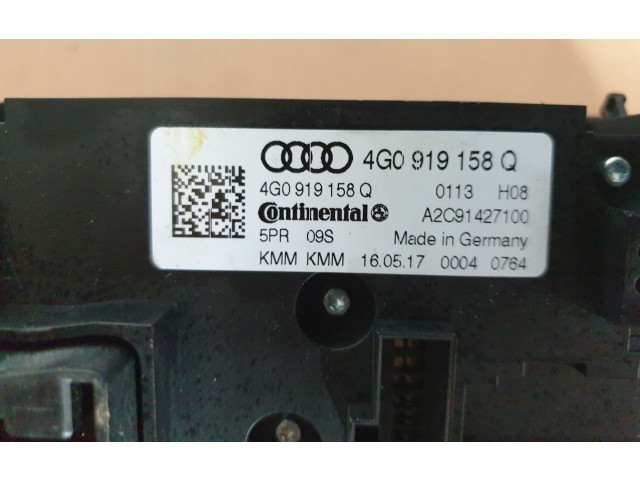 Блок управления климат-контролем 4G0919158Q, 4G0919158Q Audi A6 S6 C7 4G