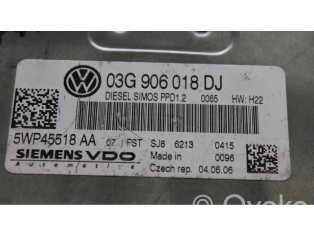 Řídící jednotka 03G906018DJ, 5WP45518AA Seat Altea 2004