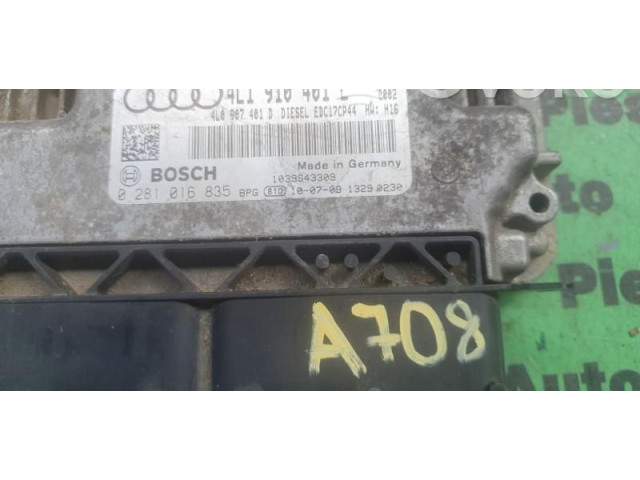 Řídící jednotka 0281016835, 4L1910401L Audi Q7 4L 2007