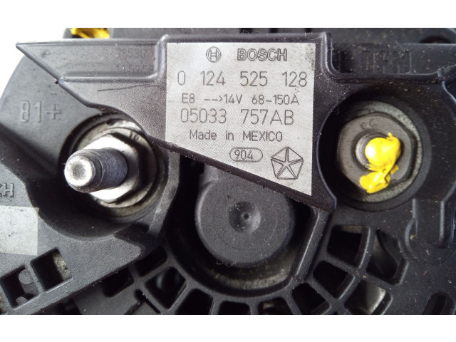 Генератор 0124525128, 05033757AB   Jeep Compass      