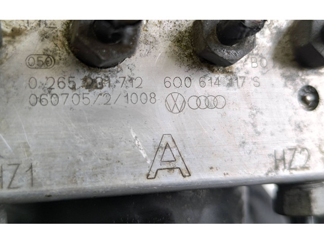 Блок АБС 0265231712, 6Q0614117S   Skoda  Fabia Mk1 (6Y)  1999 - 2007 года