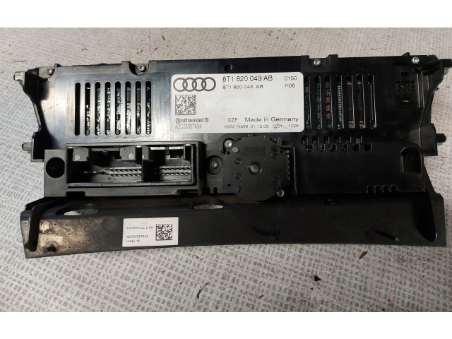 Блок управления климат-контролем 8T1820043AB, 8T1820043AB Audi A5 Sportback 8TA