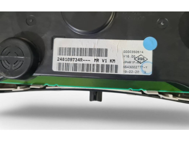 Панель приборов 248109734R Dacia Dokker