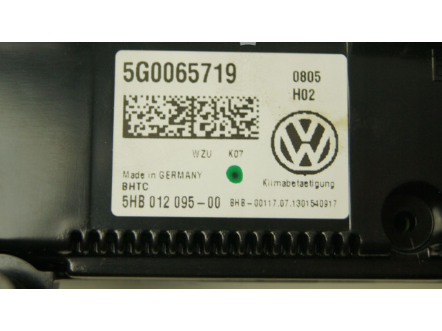 Блок управления климат-контролем 5G0065719 Volkswagen Golf VII