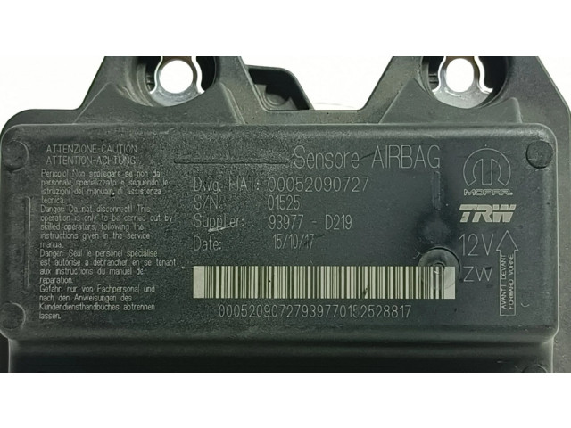Блок подушек безопасности 00052090727 Fiat Tipo