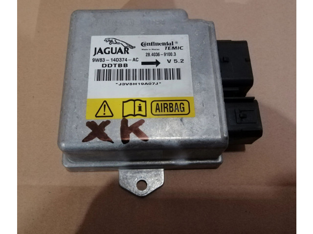 Блок подушек безопасности 9W83-14D374-AC Jaguar XK - XKR