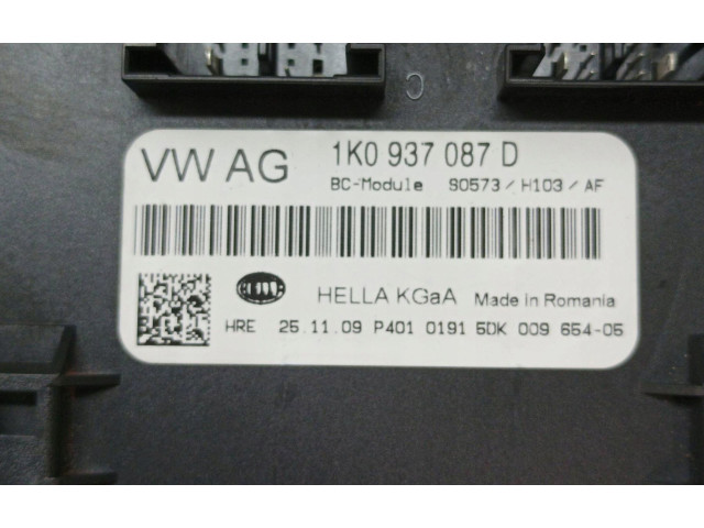 Блок комфорта 1K0937087D   Skoda Octavia Mk2 (1Z)   