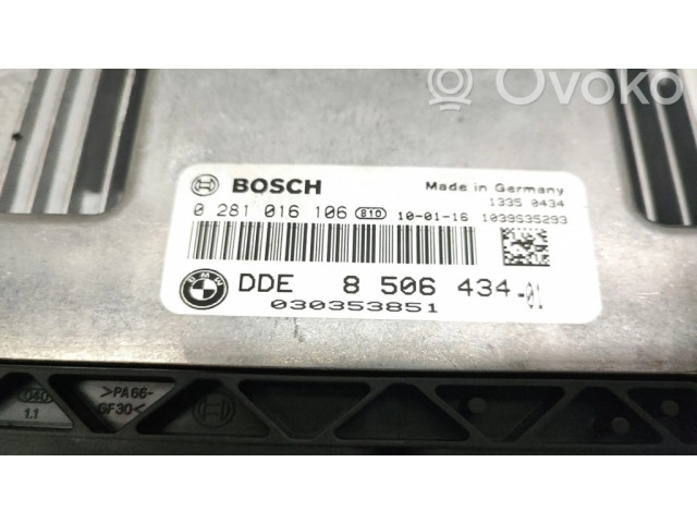 Řídící jednotka 8506434, 0281016106 BMW X1 E84 2011