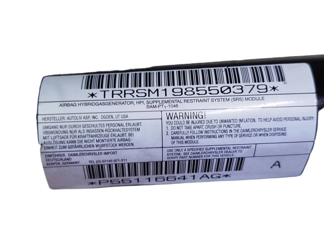 Боковая подушка безопасности P55116641AG, 07145971211 Jeep Grand Cherokee (WK)