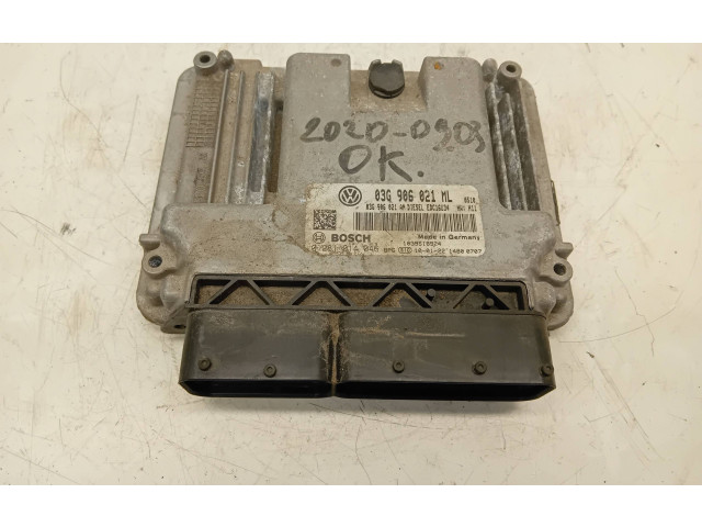Блок управления двигателя 03G906021ML, 03G906021AN   Audi A3 S3 A3 Sportback 8P