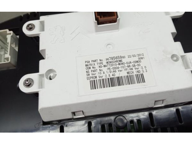 Панель приборов 9678565980, 101.854KMMARCADOS   Citroen DS4       