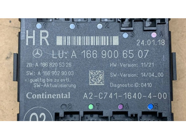 Блок управления A1669006507, 6006RRR   Mercedes-Benz GLE (W166 - C292)