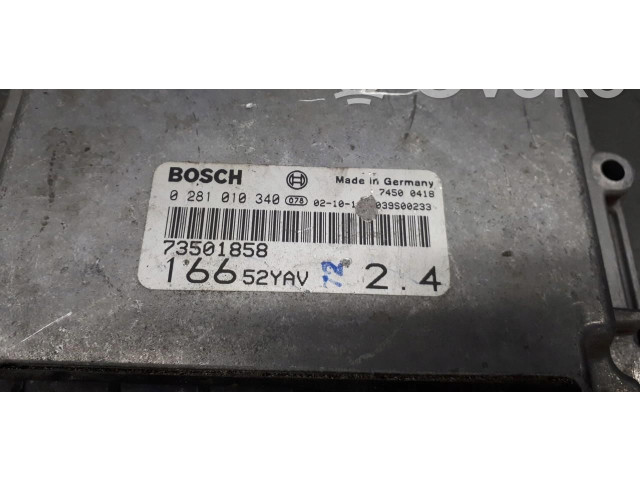 Блок управления двигателем Блок управления 73501858 Alfa Romeo 166