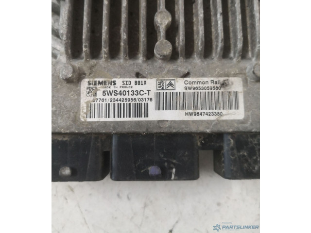 Блок управления двигателем Блок управления 5ws40133ct   Peugeot 307 CC