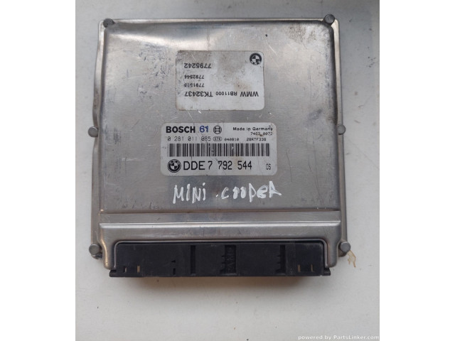 Блок управления двигателем ECU 0281011085 Mini One - Cooper R50 - 53
