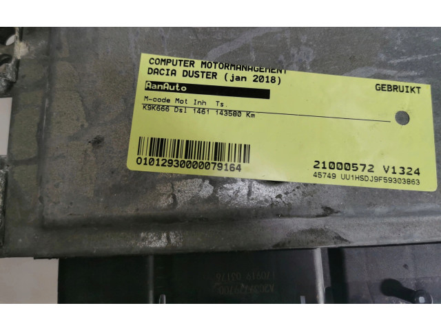 Комплект блоков управления A2C12510106 Dacia Duster