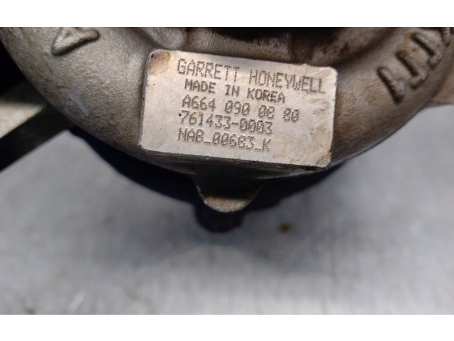 Турбина SsangYong Kyron A6640900780, 7614330003 для двигателя D20DT