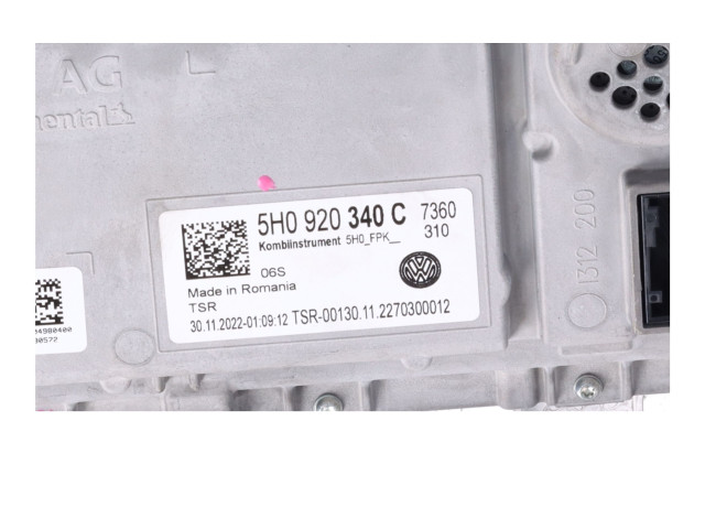 Přístrojová deska Volkswagen Caddy 2023 5H0920340C