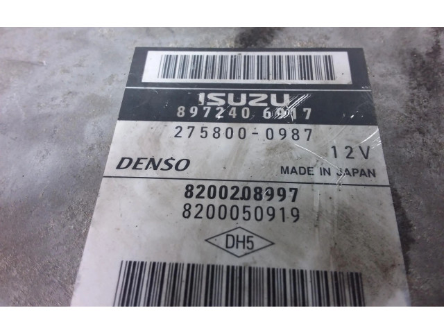 Řídící jednotka 8200208997, 8200208997 Renault Vel Satis 2002