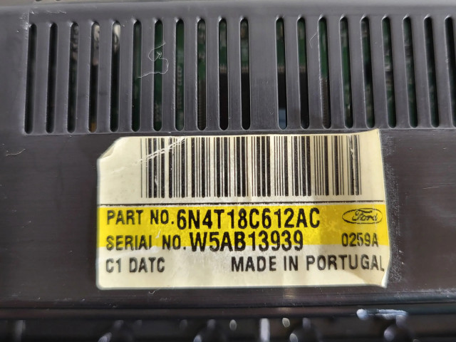 Блок управления климат-контролем 6N4T18C612AC, W5AB13939   Ford Focus
