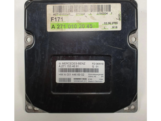 Řídící jednotka A2710102045 Mercedes-Benz SLK R170 2000