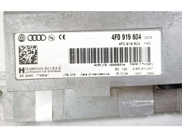 Дисплей 4F0919604 Audi A4 Allroad B8