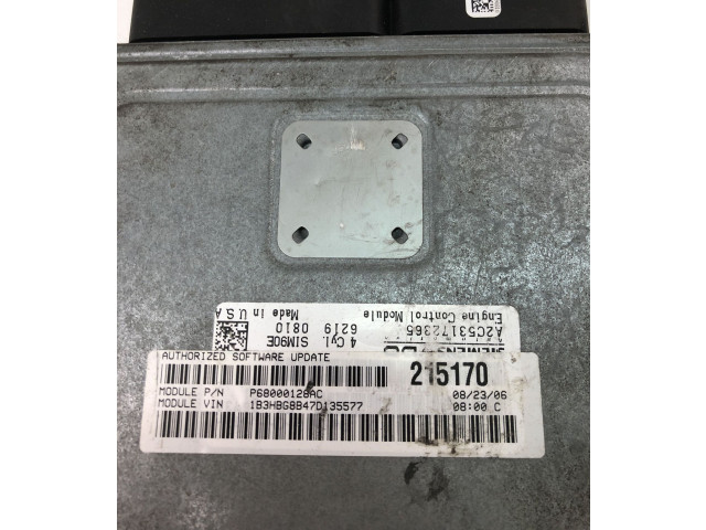 Řídící jednotka P68000128AC   Dodge Caliber 2008