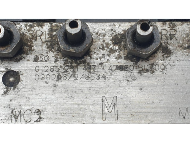 Jednotka ABS 0265231417, 47660BU700 Nissan Almera Tino 2004