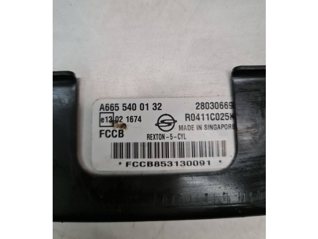 Блок управления двигателя A6655400132, 28030669 SsangYong Rexton I