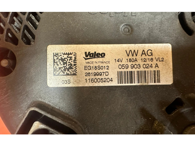 Генератор 059903024A, 059903024 Audi A4 Allroad B9