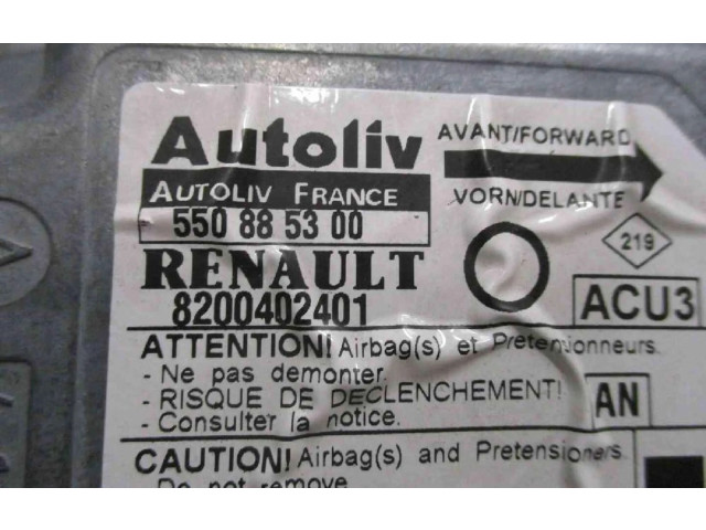 Блок подушек безопасности 8200402401, 8200402401   Renault Twingo I