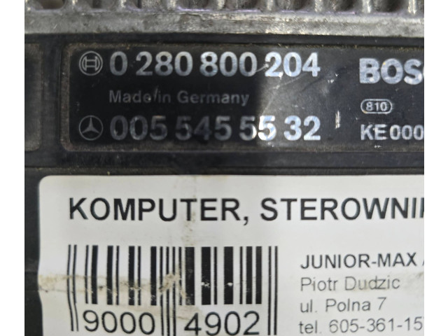 Блок управления двигателя 0055455532, 0280800204 Acura ILX