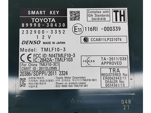 Блок управления 8999030430, 2329003352 Lexus GS 250 350 300H 450H