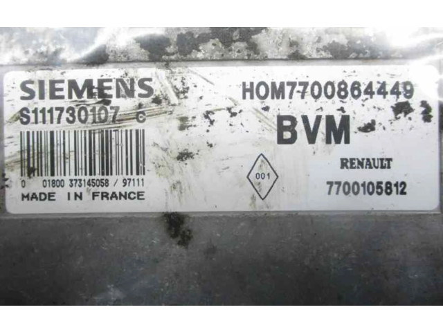 Блок управления двигателем Блок управления S111730107   Renault Clio I