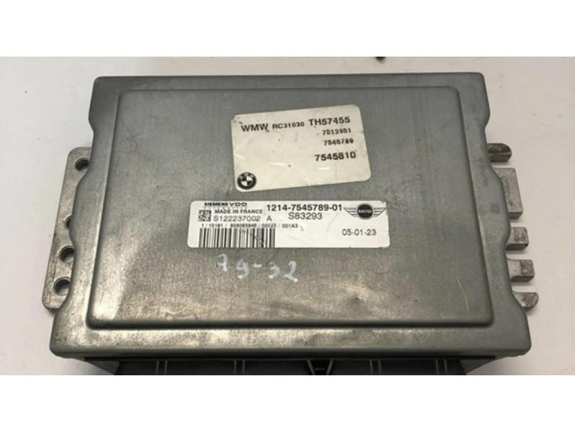 Řídící jednotka 7545789, S122237002A Mini Cooper Hatch Hardtop 2005