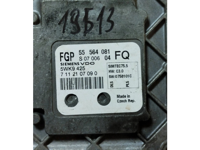 Блок управления двигателя 5WK9425, 55564081FQ   Mercedes-Benz A W176