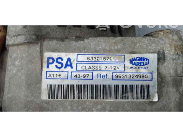 Генератор 63321671 Peugeot 306