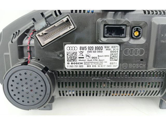 Панель приборов 8W5920890D, 0263731023 Audi A5