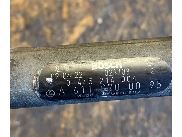 Vstřikovací lišta A6110700095, 0445214004   Mercedes-Benz C W203    OM611 