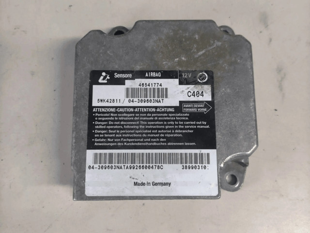 Блок подушек безопасности 46541774, 04309603NAT   Fiat Bravo - Brava