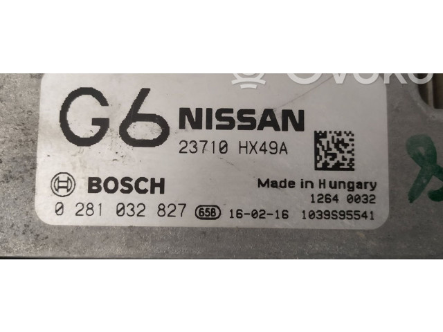 Řídící jednotka 23710HX49A   Nissan Qashqai 2013
