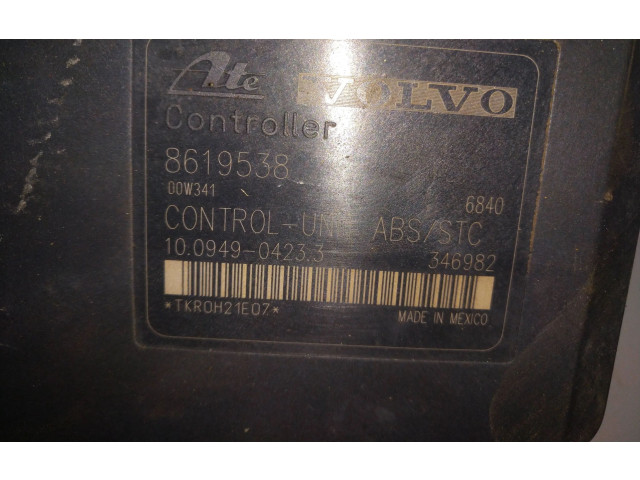 Блок АБС 8619538, TKR0H21E07   Volvo  S80  1999 - 2003 года