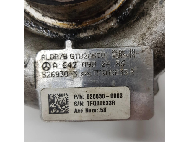 Turbodmychadlo Турбина A6420902486, 8268300003 Mercedes-Benz GLE (W166 - C292)