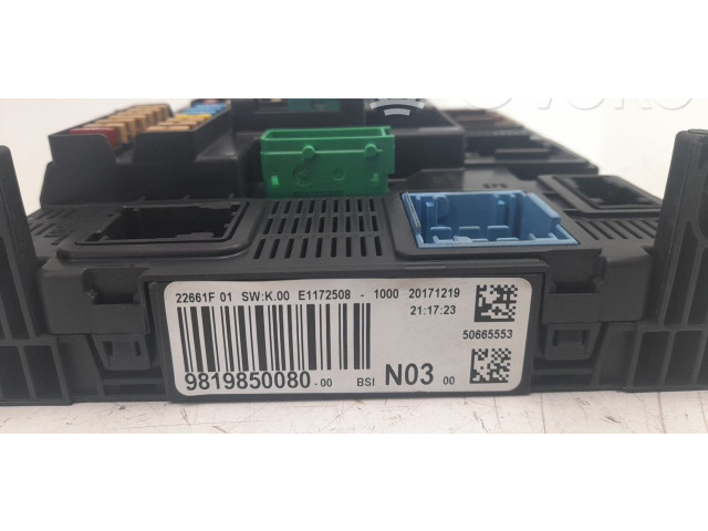 Модуль управления BSM 9819850080   Peugeot 2008 I    