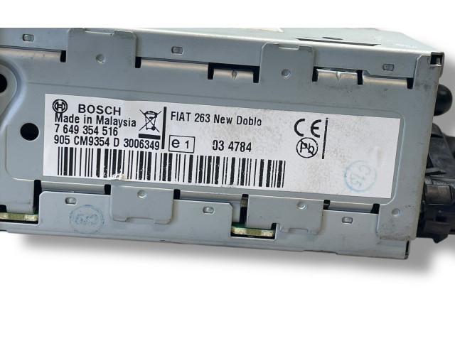 Радио/ проигрыватель CD/DVD / навигация 7649354516, 7355124860   Opel Combo 