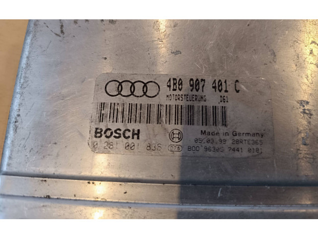 Řídící jednotka 4B0907401C, 28RTE365 Audi A6 S6 C5 4B 1998