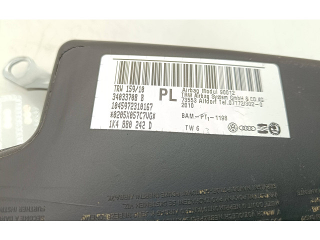 Подушка безопасности в сиденье 1K4880242D, 34033708B Skoda Octavia Mk2 (1Z)
