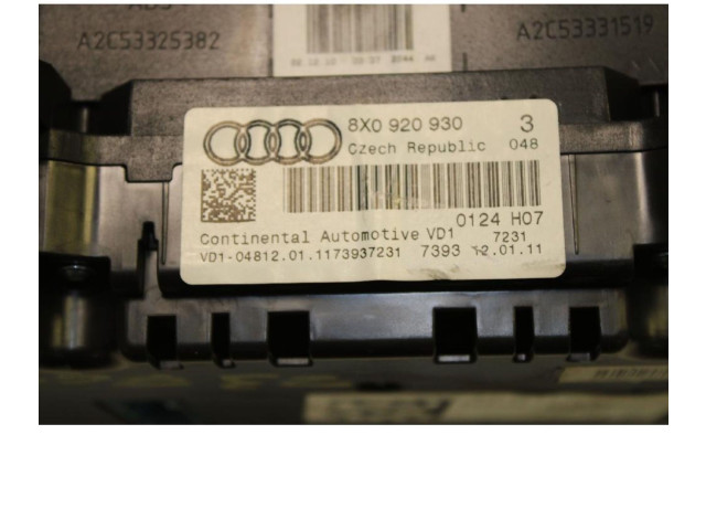 Панель приборов A2C53325382, 0124   Audi A1       
