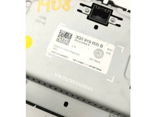 Экран дисплея вверх 3G0919605B Volkswagen Golf SportWagen